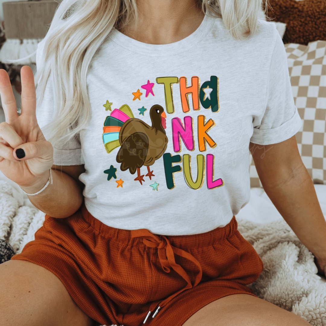 Preppy Thankful DTF HOT PEEL