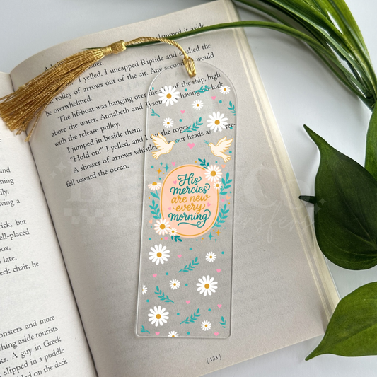 His Mercies Are New Every Morning UVDTF Bookmark