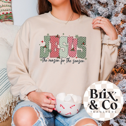 Jesus The Reason For The Season DTF HOT PEEL