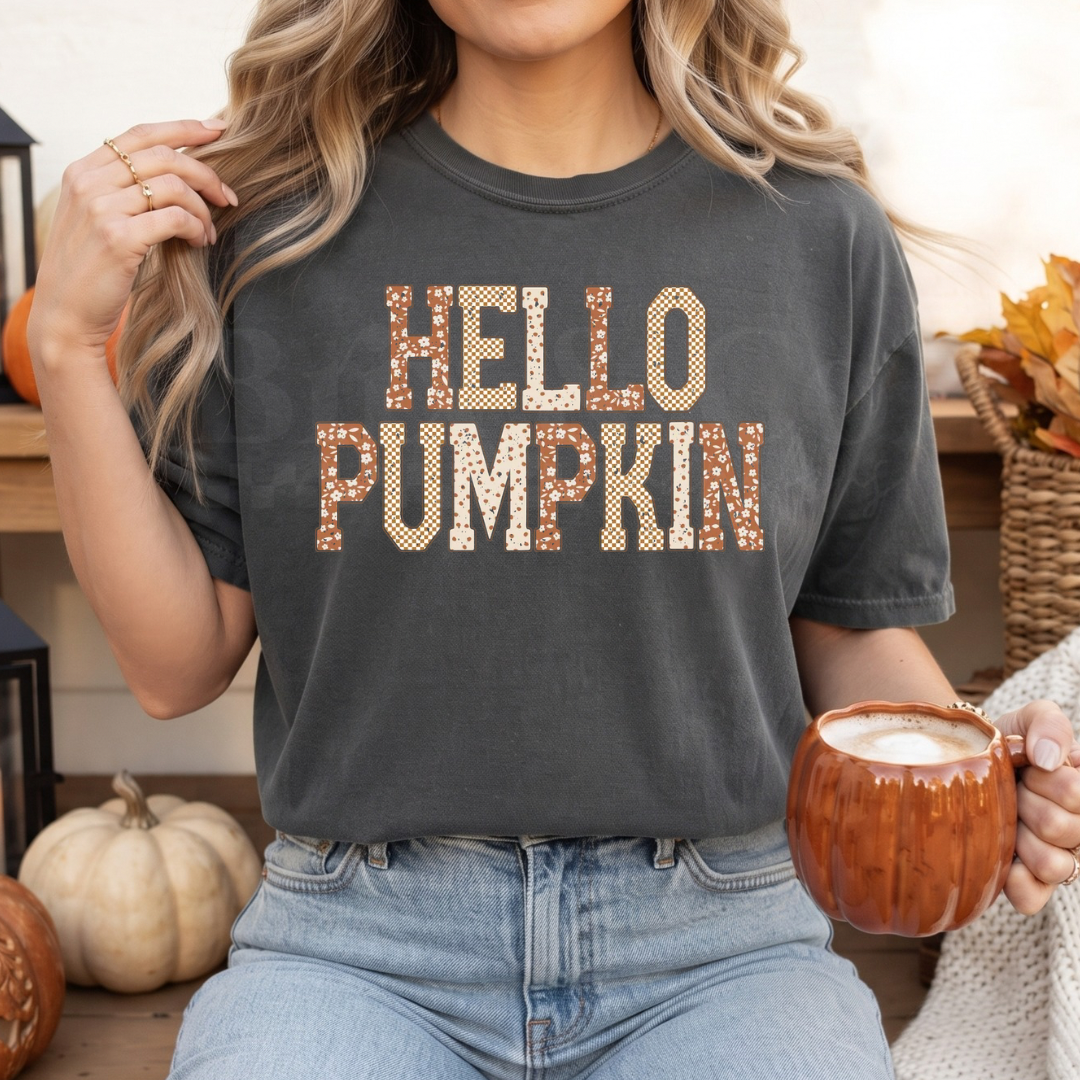 Hello Pumpkin DTF HOT PEEL
