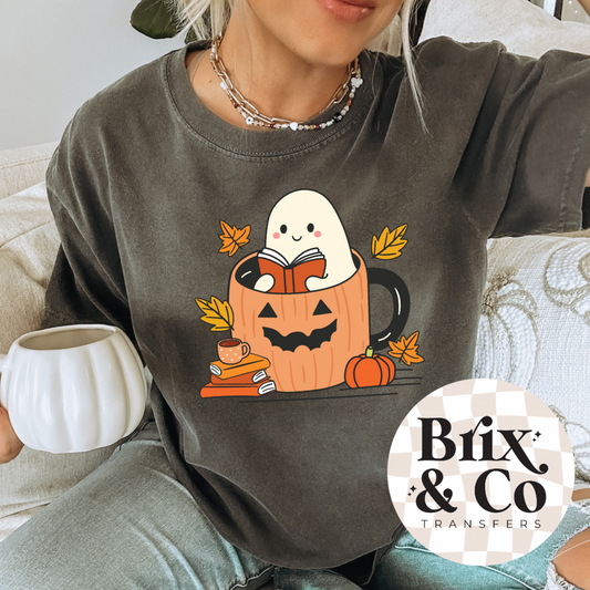Bookish Ghost DTF HOT PEEL
