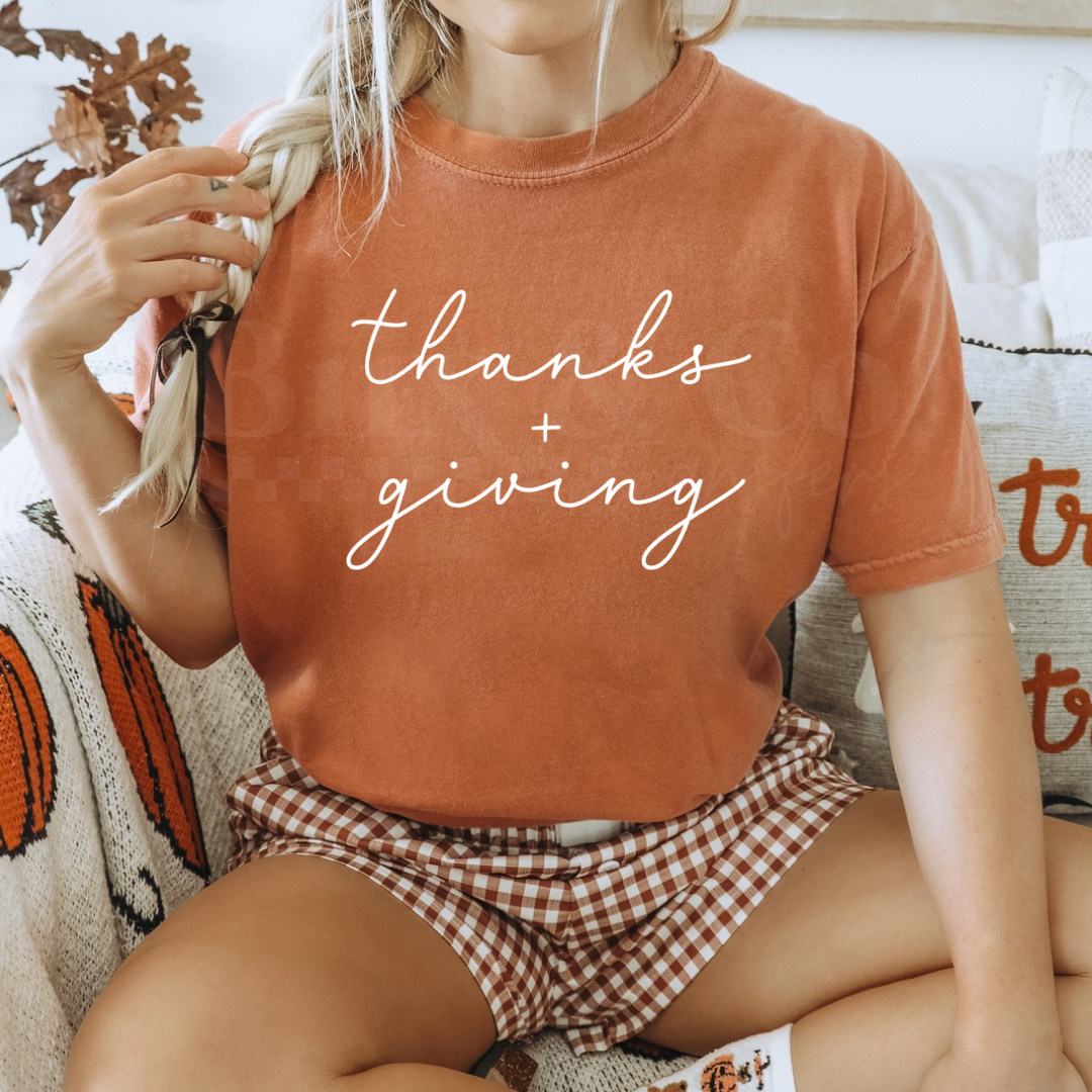 Thanks + Giving Single Color