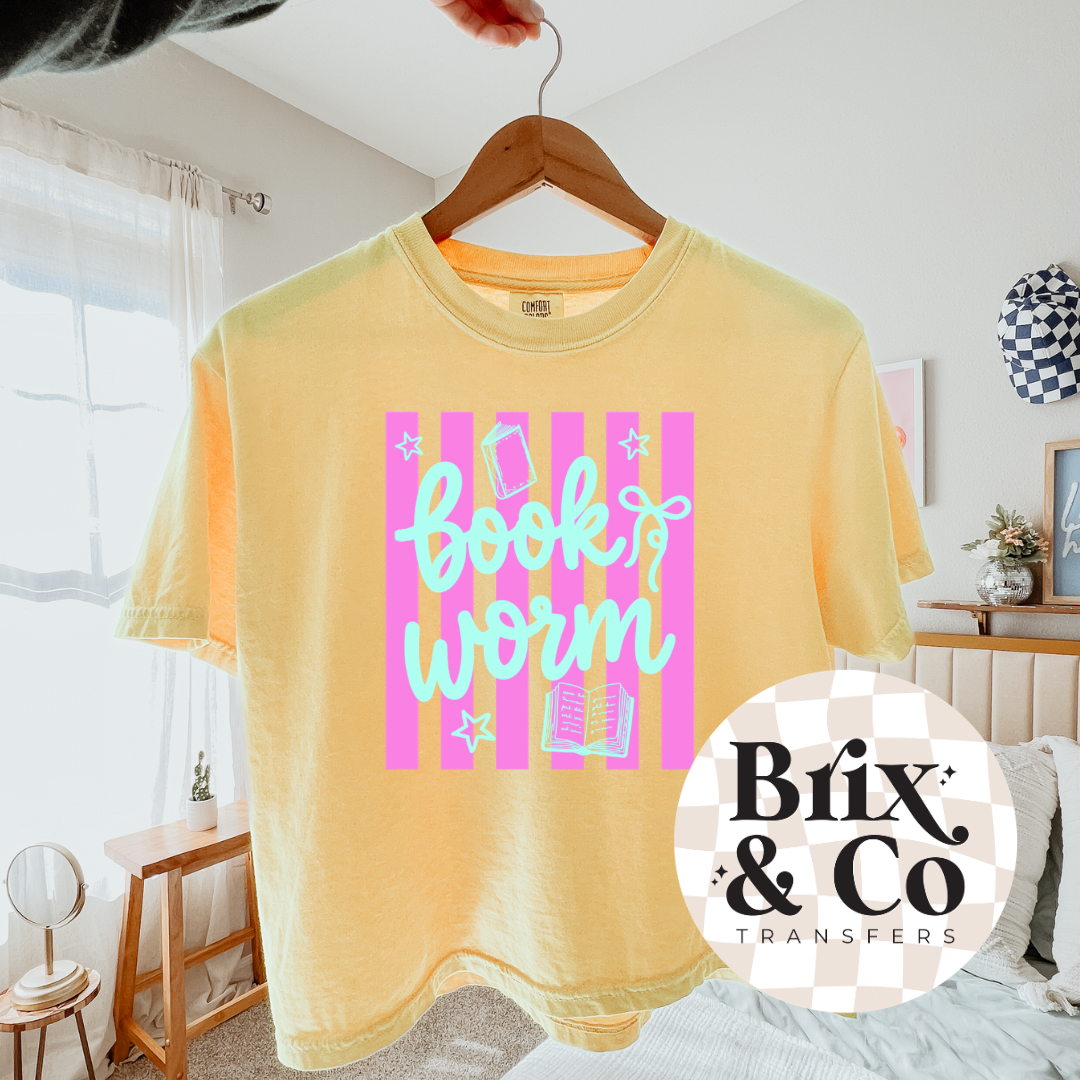 Bookworm DTF HOT PEEL