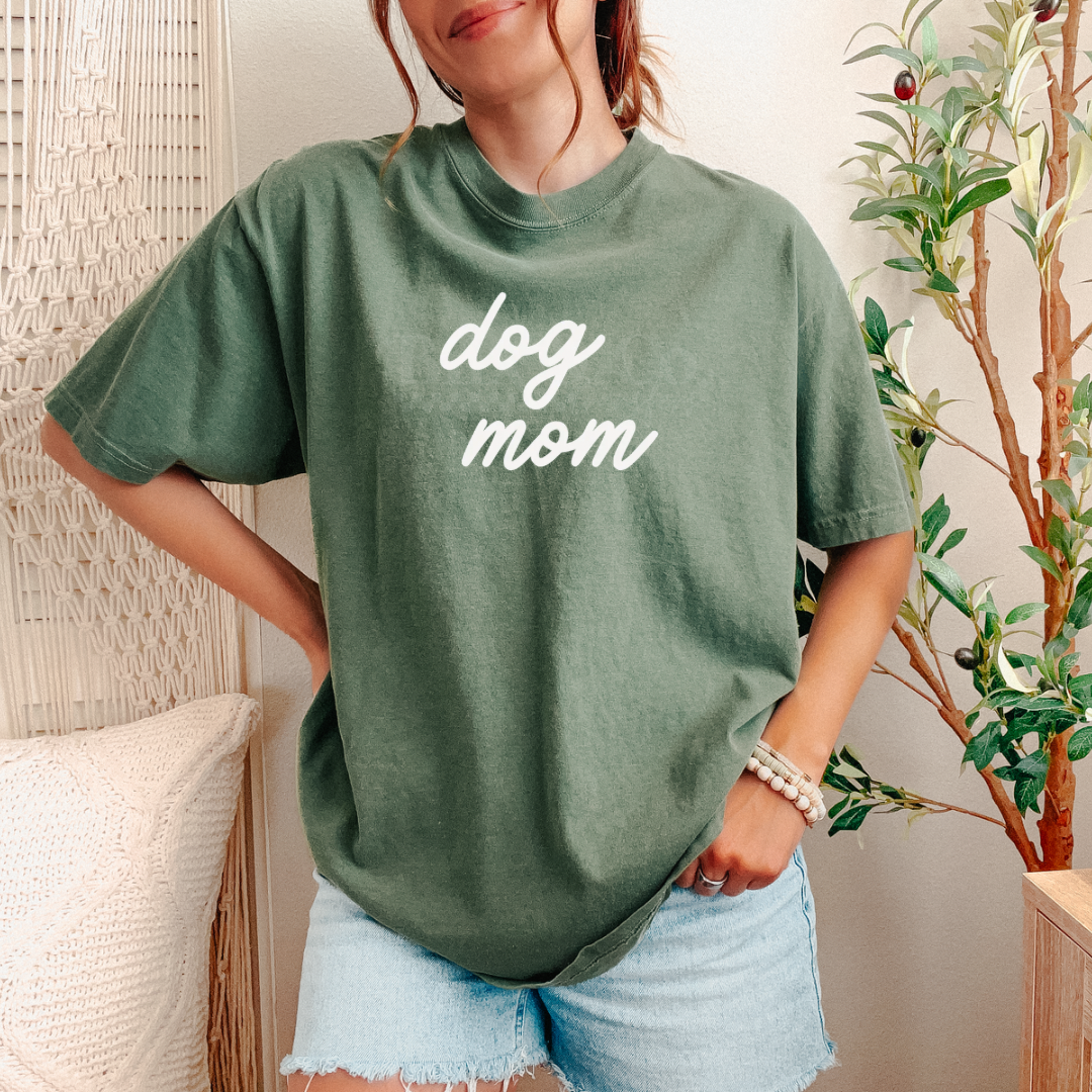 Dog Mom Single Color 8”
