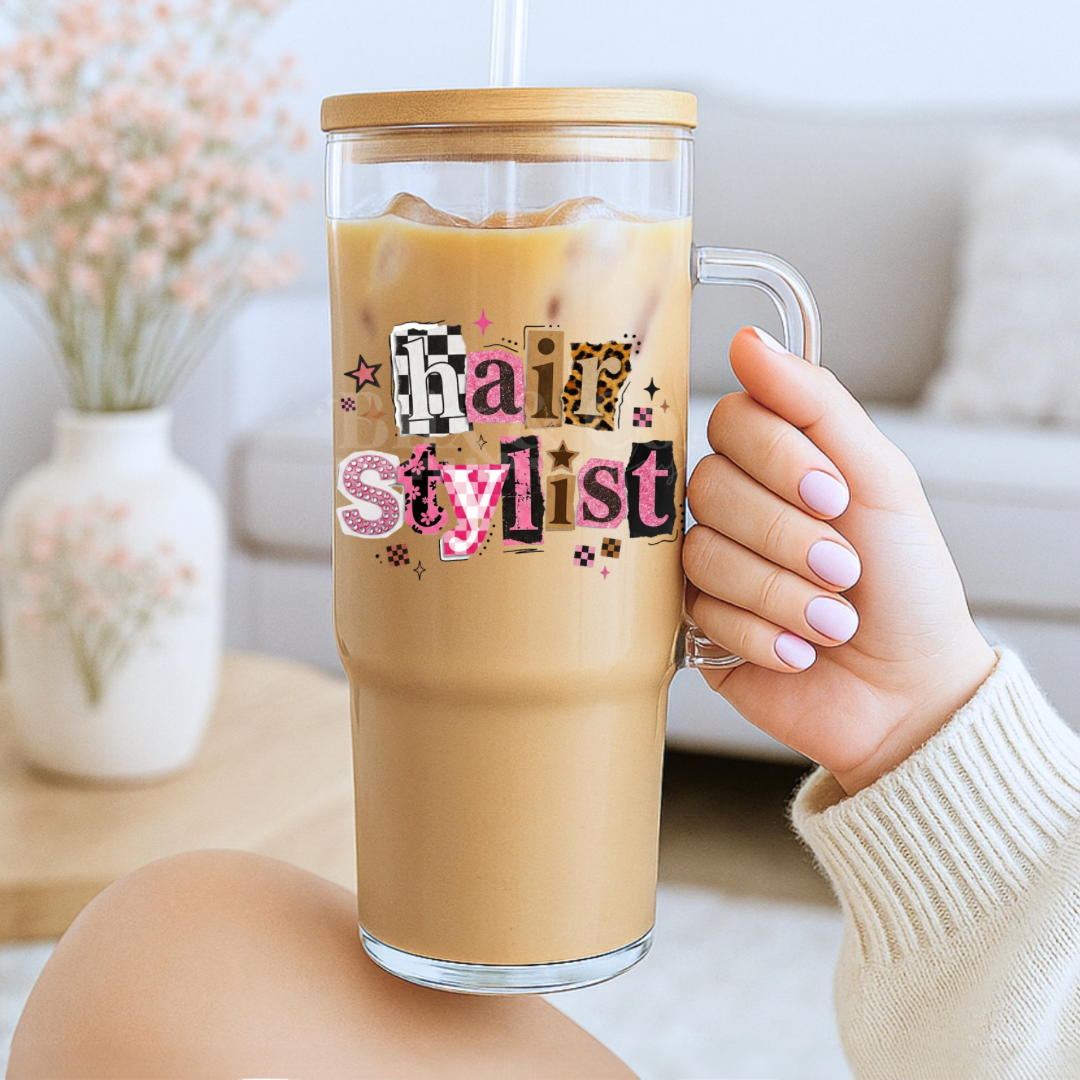 Hair Stylist UVDTF 5” Decal