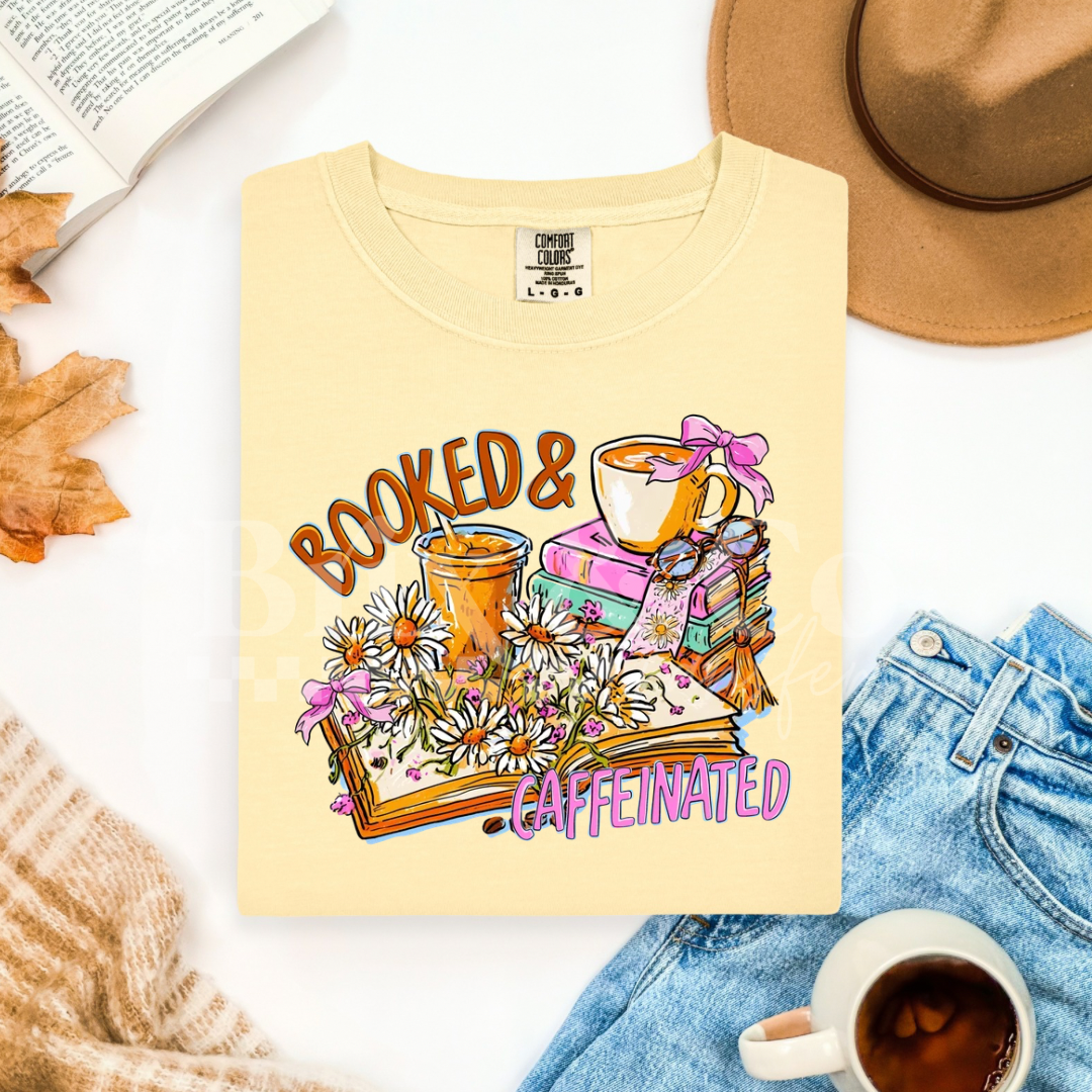Booked & Caffeinated DTF HOT PEEL