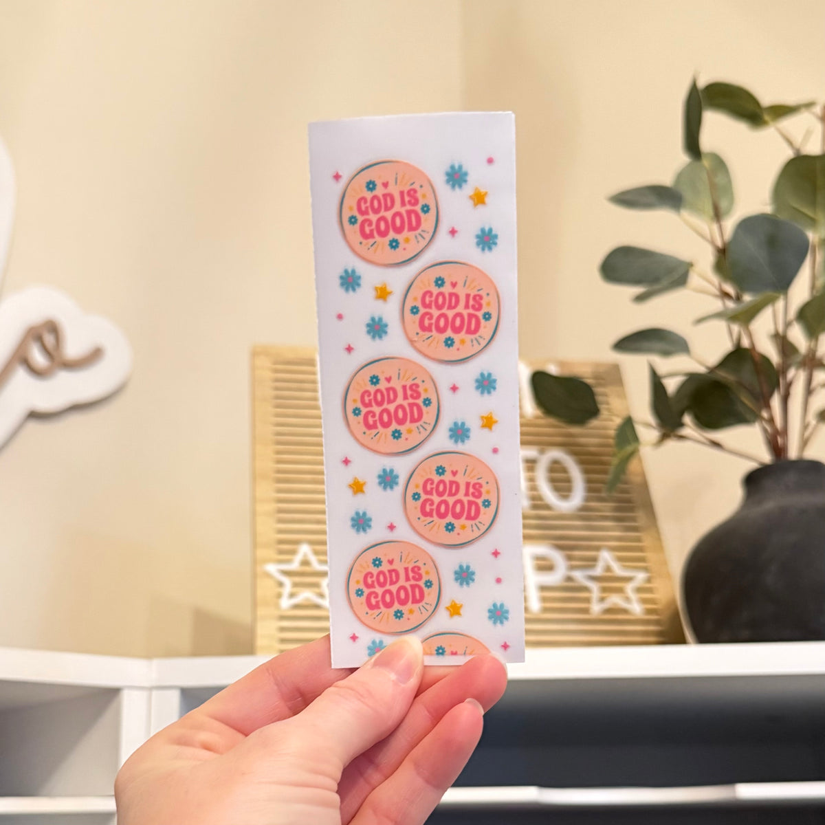 God Is Good UVDTF Bookmark