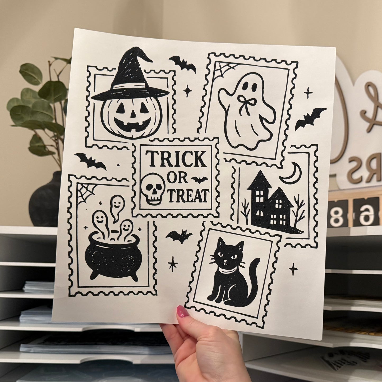 Spooky Stamps Single Color