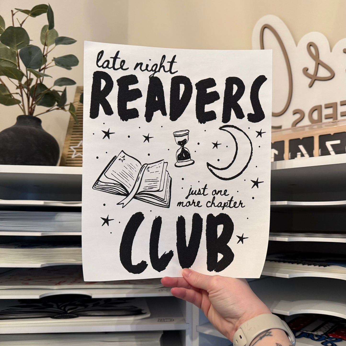 Late Night Readers Club Single Color