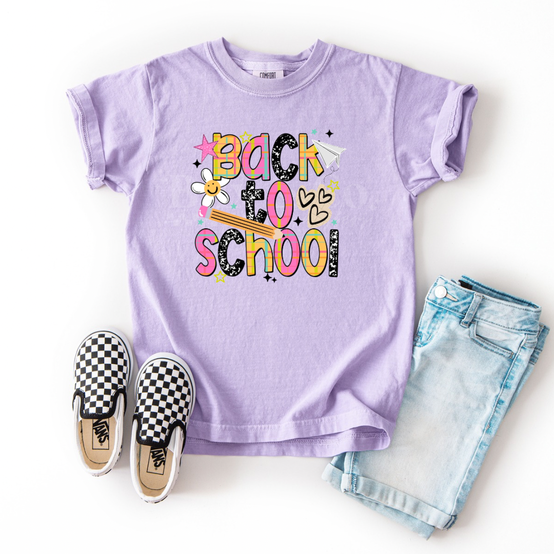 Pink Back To School DTF HOT PEEL