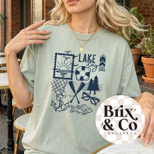 Lake Day Single Color (Navy)