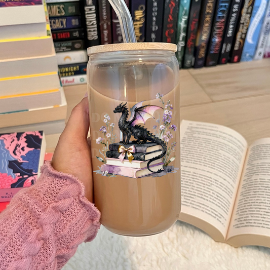 Bookish Dragon UVDTF 4” Decal