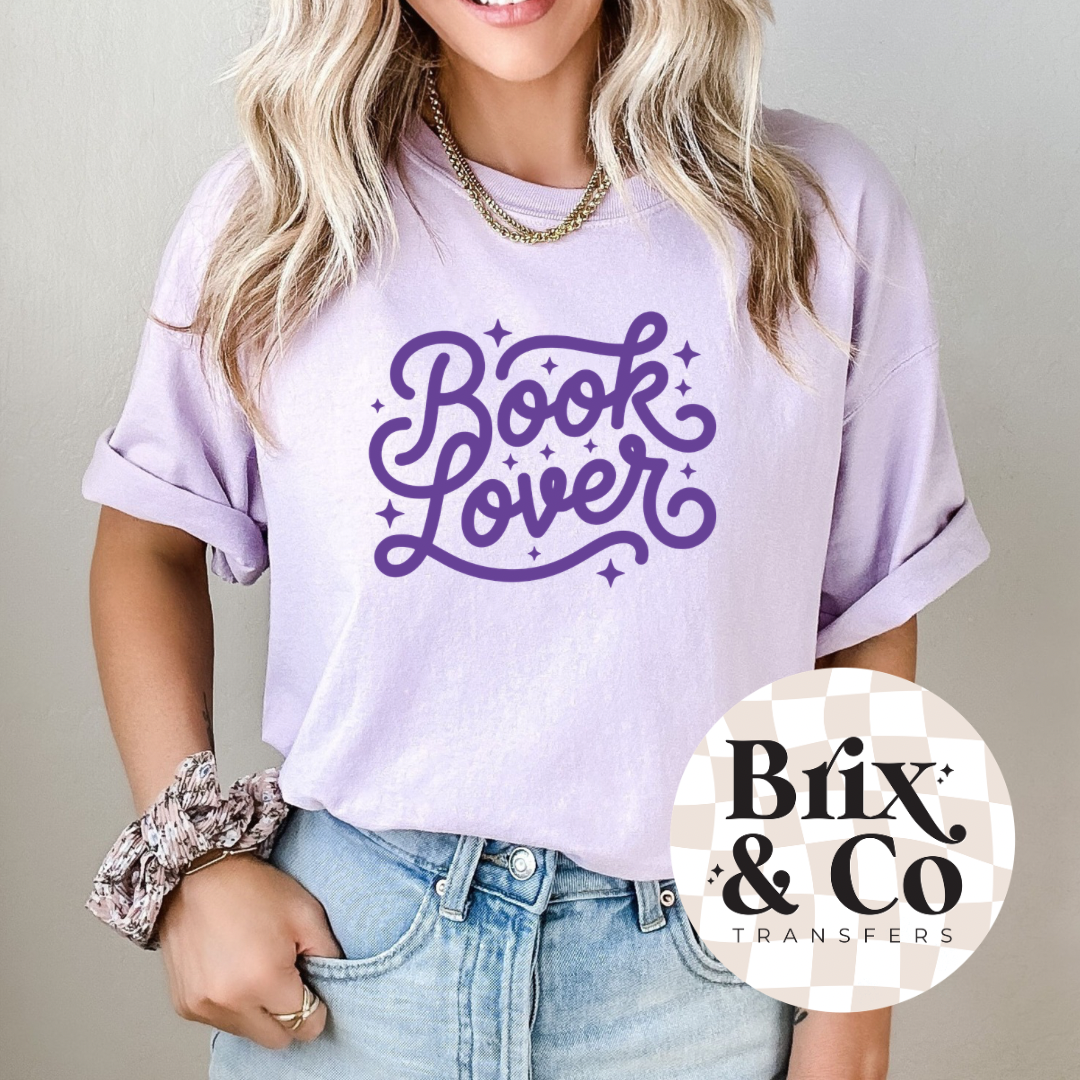 Book Lover Single Color (Purple)