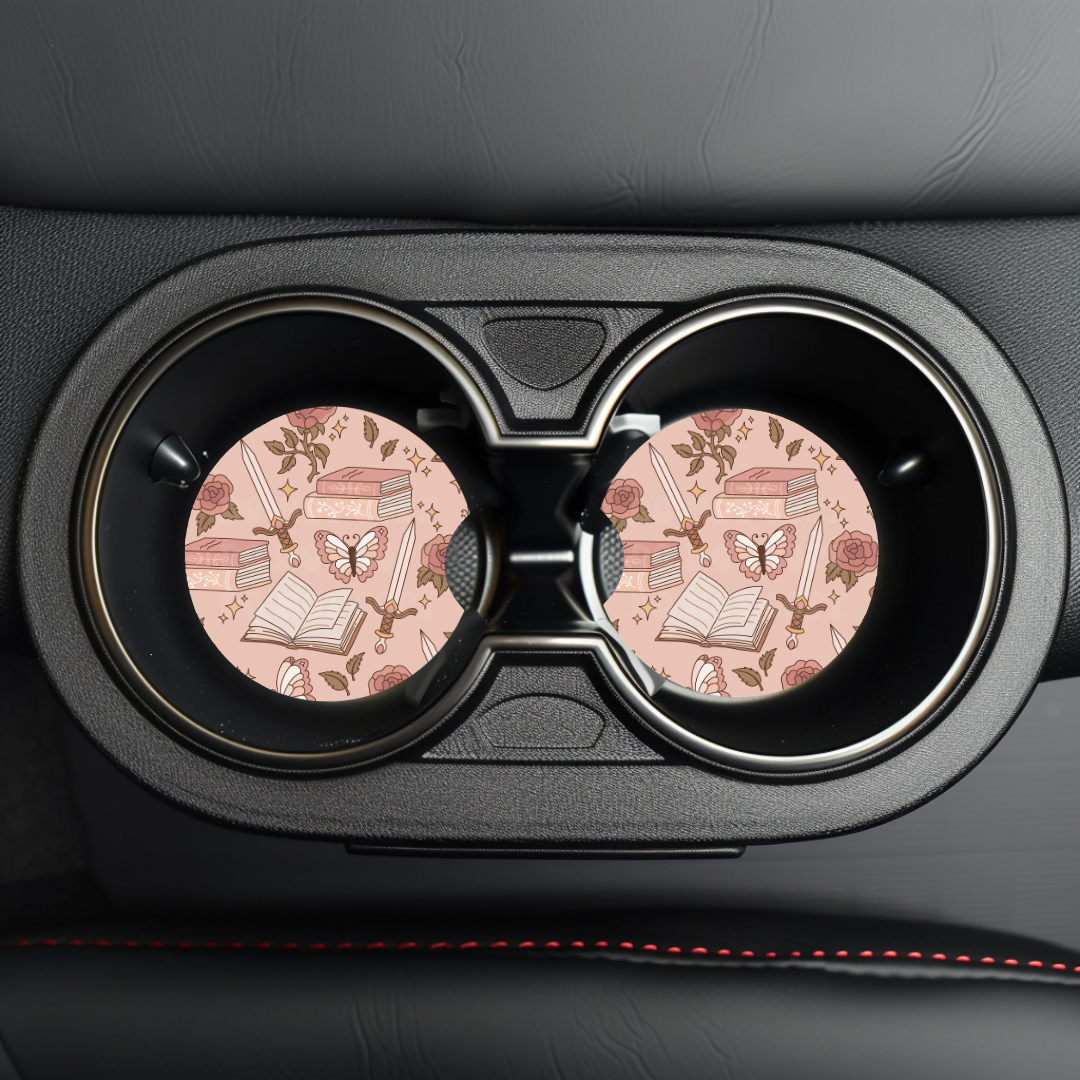 Romantasy Car Coaster Sublimation Transfer (Set of 2)