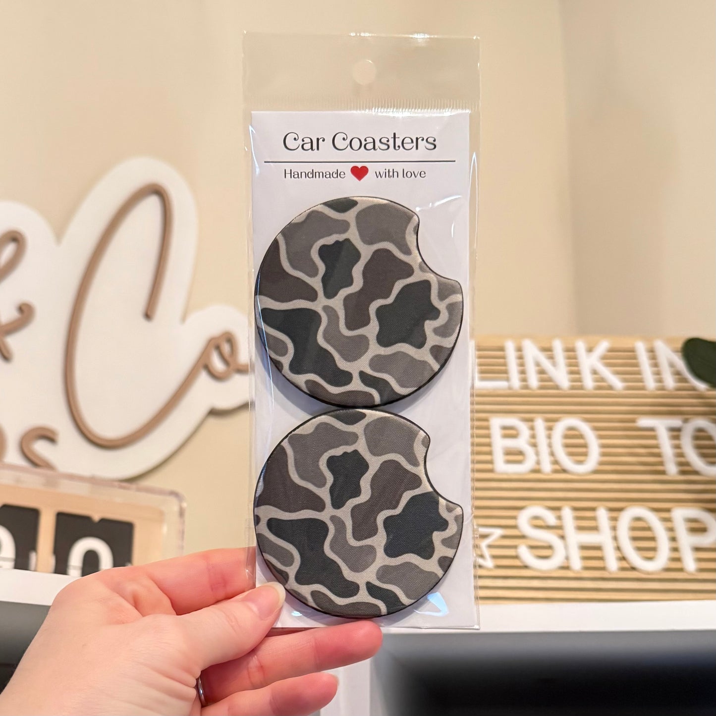 Camo Car Coasters