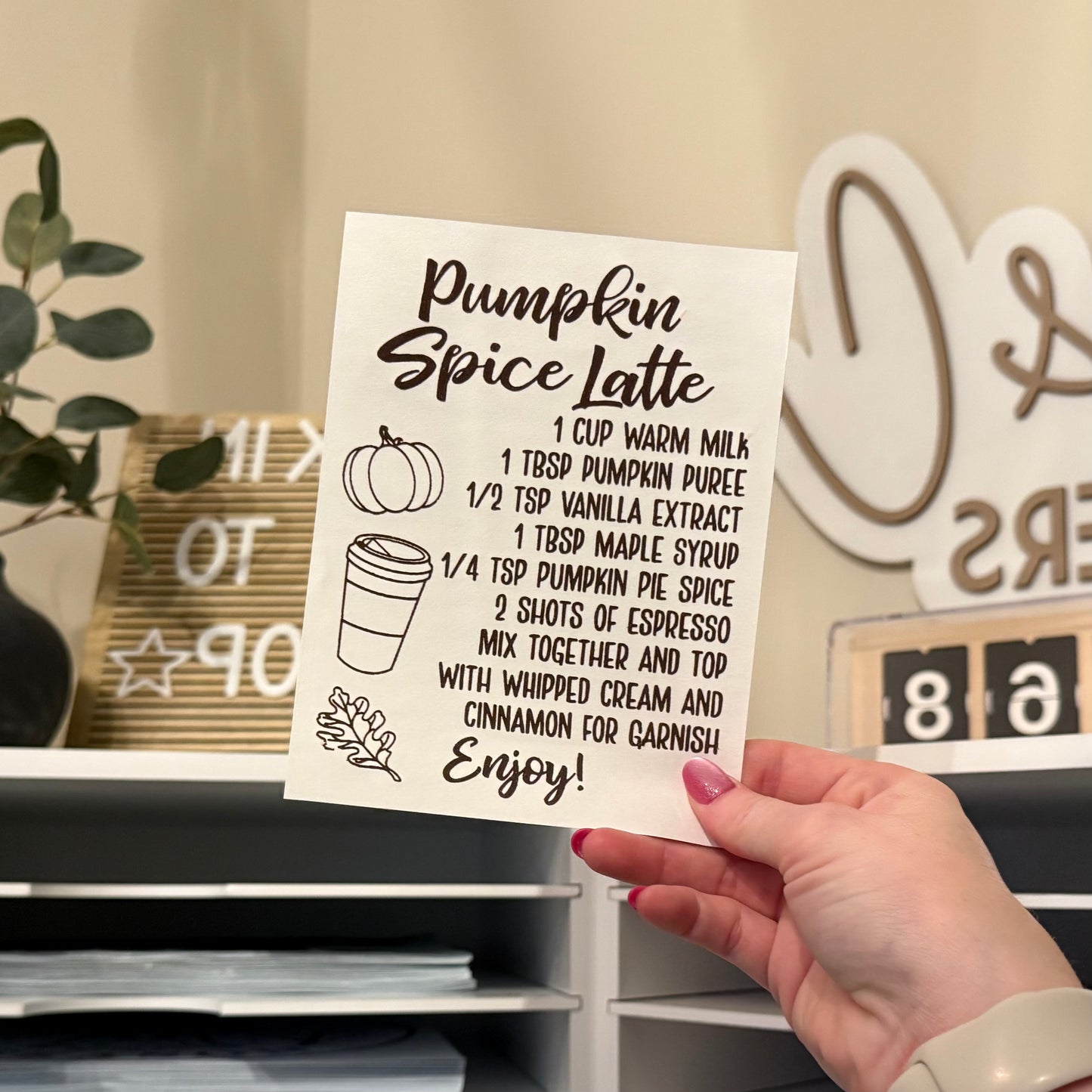 PSL Recipe Single Color 6” (Brown)