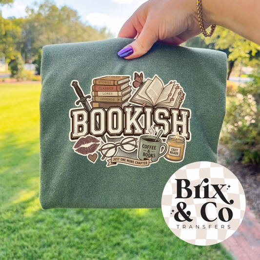 Bookish Collage DTF HOT PEEL