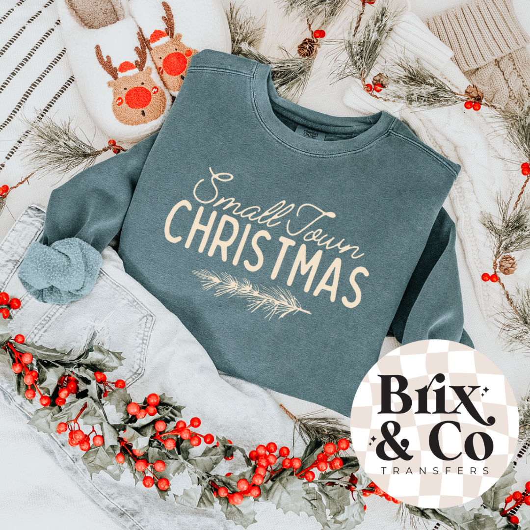 Small Town Christmas Single Color (Beige)