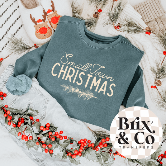 Small Town Christmas Single Color (Beige)