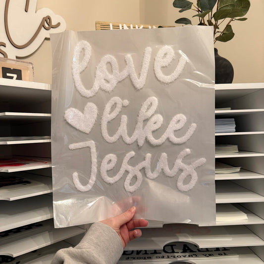 Love Like Jesus Fluffy Patch