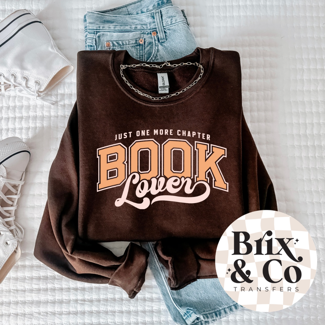 Book Lover DTF HOT PEEL