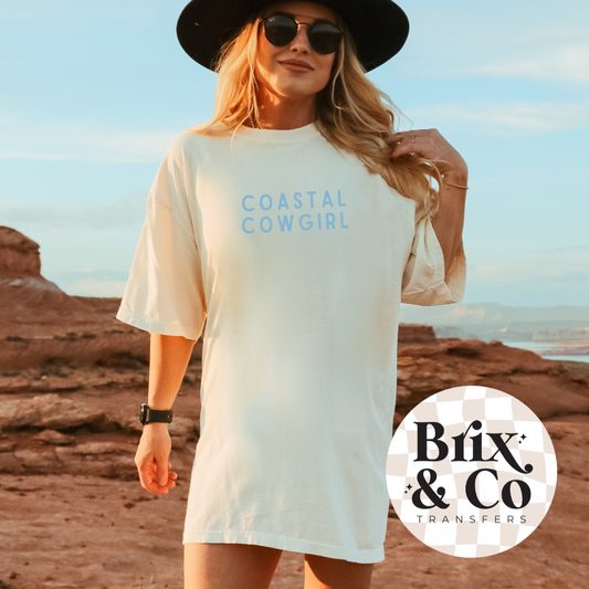 Coastal Cowgirl Single Color (Light Blue)