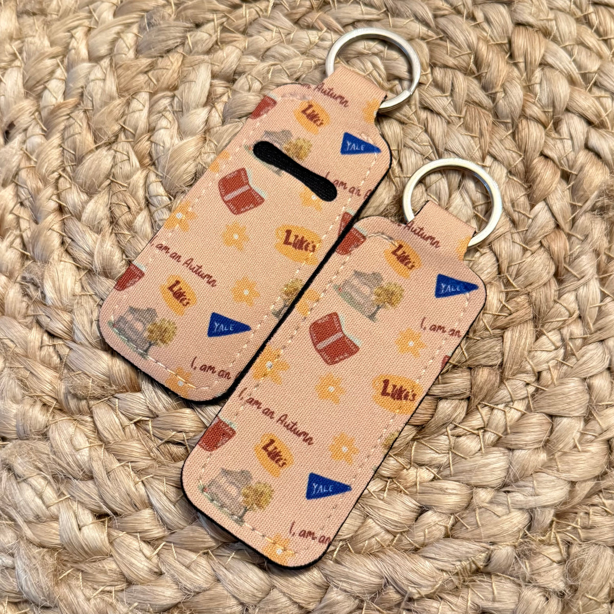 I Am An Autumn Chapstick Holder Keychain