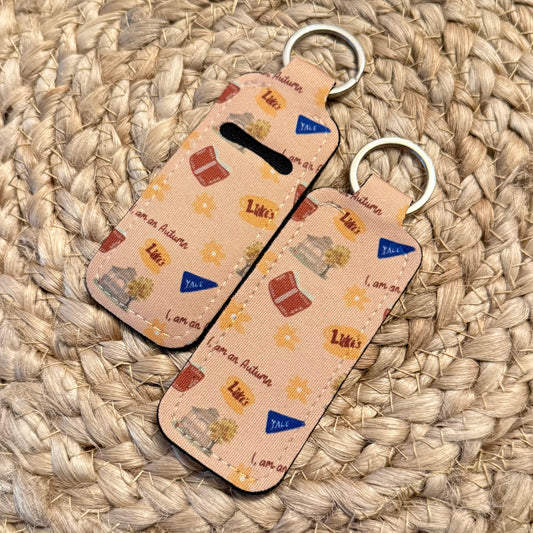 I Am An Autumn Chapstick Holder Keychain
