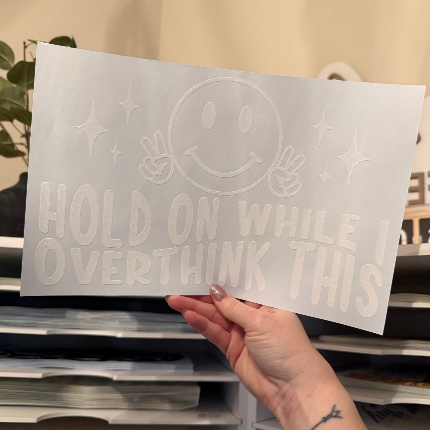 Hold On While I Overthink This Single Color