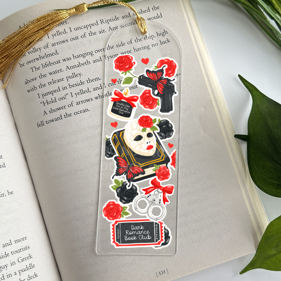 Dark Romance Book Club UVDTF Bookmark