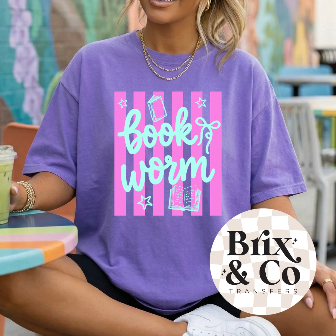 Bookworm DTF HOT PEEL