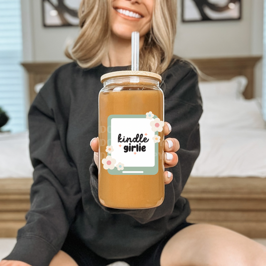 Kindle Girlie UVDTF 4” Decal