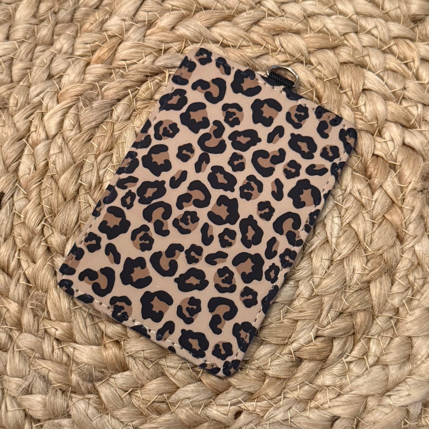 Leopard Print ID Badge Holder
