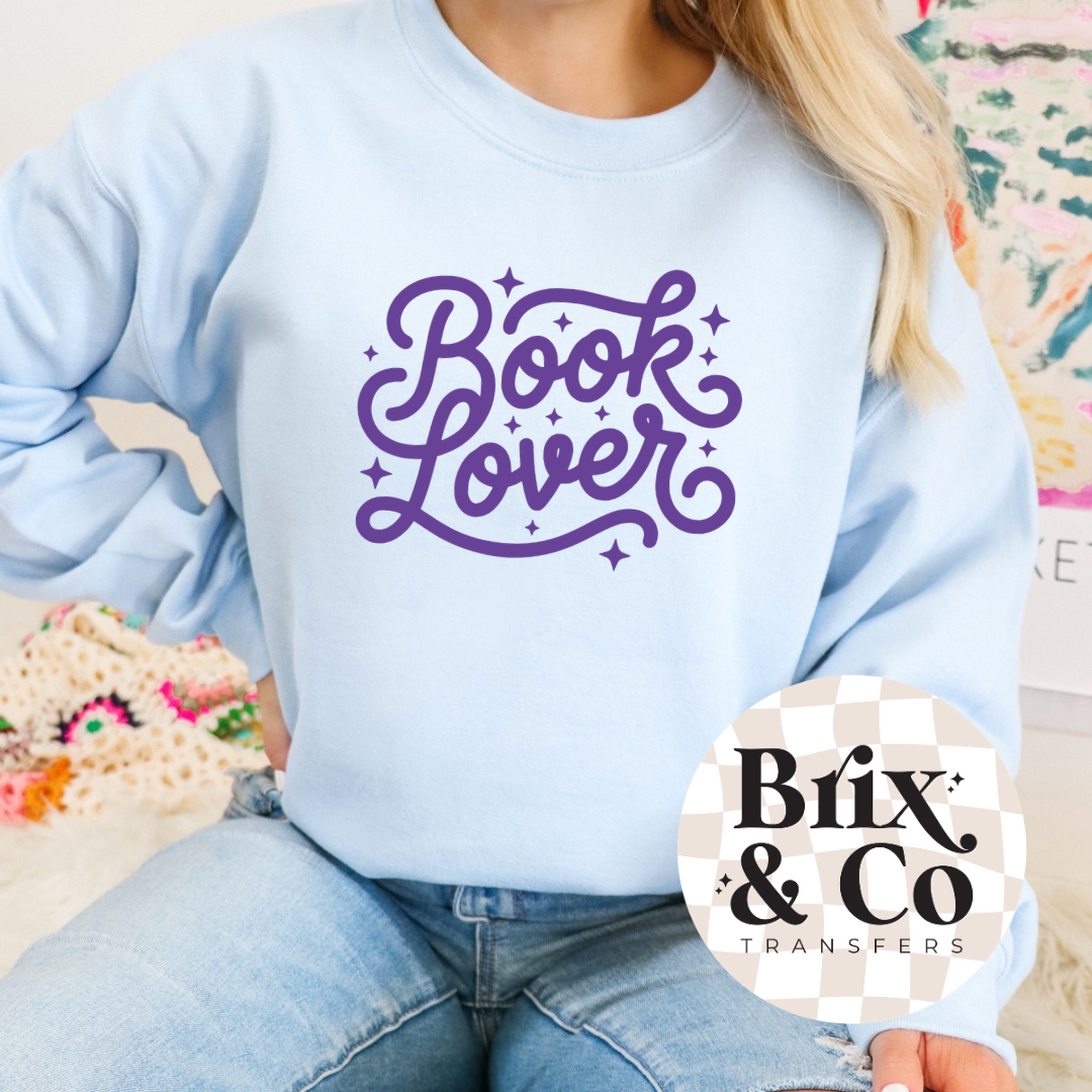 Book Lover Single Color (Purple)
