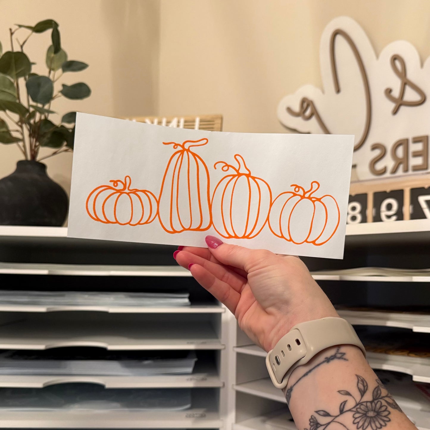Basic Pumpkins Single Color (Tennessee Orange) 8”
