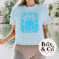 Life Is Better In Flip Flops Single Color (Bright Blue)