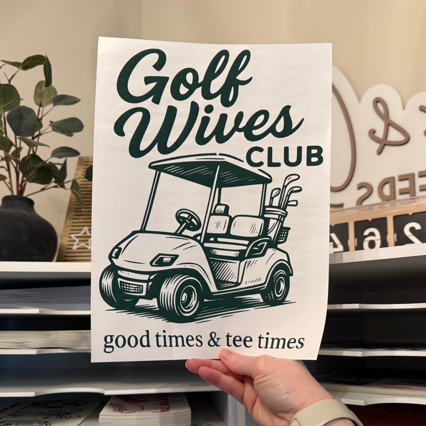 Golf Wives Club Single Color (Hunter Green)