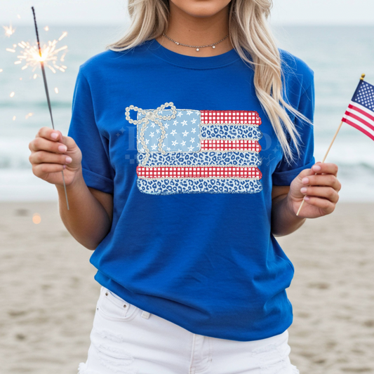 Preppy Flag DTF HOT PEEL