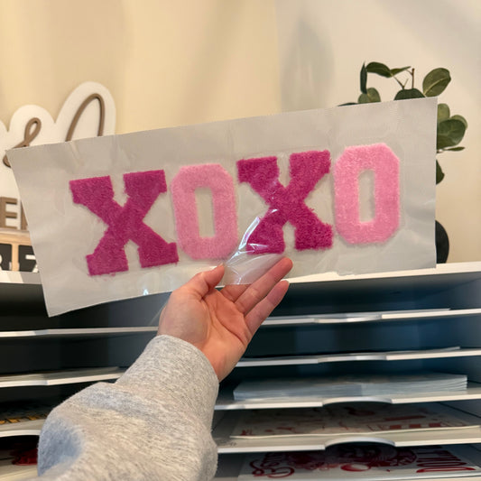 XOXO Varsity Fluffy Patch