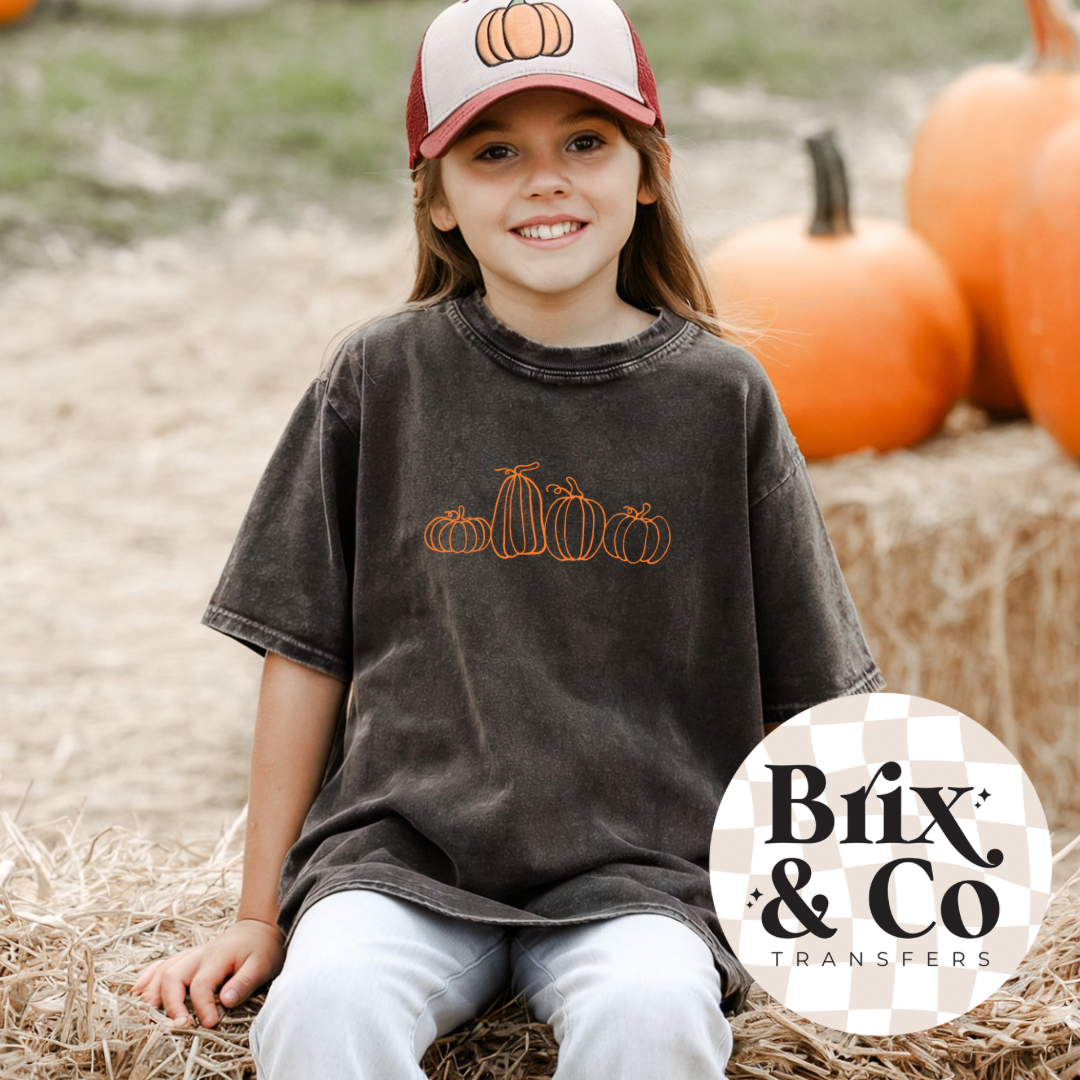 Basic Pumpkins Single Color (Tennessee Orange) 8”