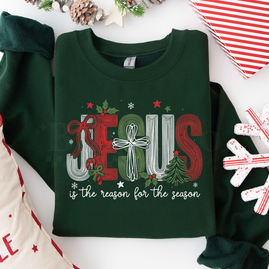 Jesus Is The Reason DTF HOT PEEL **PREORDER 5-7 BUSINESS DAYS**