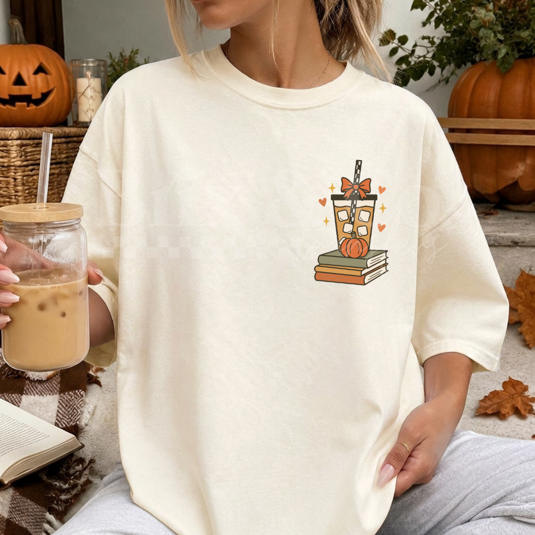 Coffee & Books Pocket 4” DTF HOT PEEL