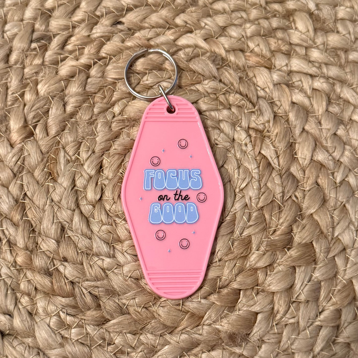 Focus On The Good Motel Keychain
