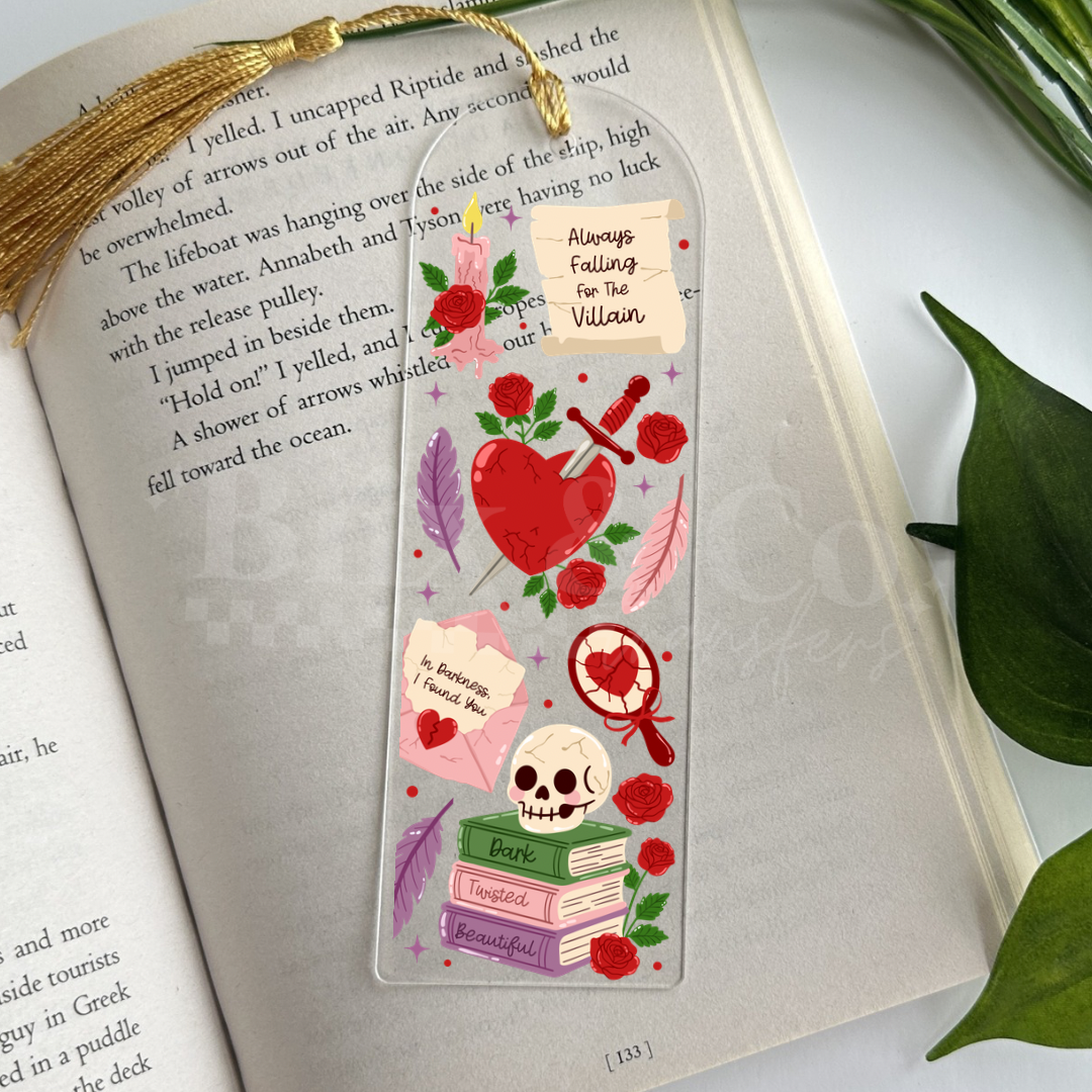 Always Falling For The Villain UVDTF Bookmark