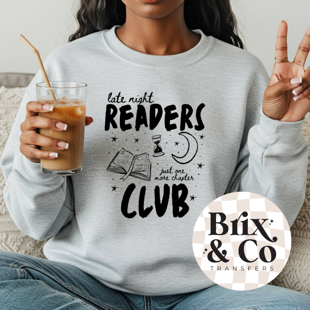 Late Night Readers Club Single Color