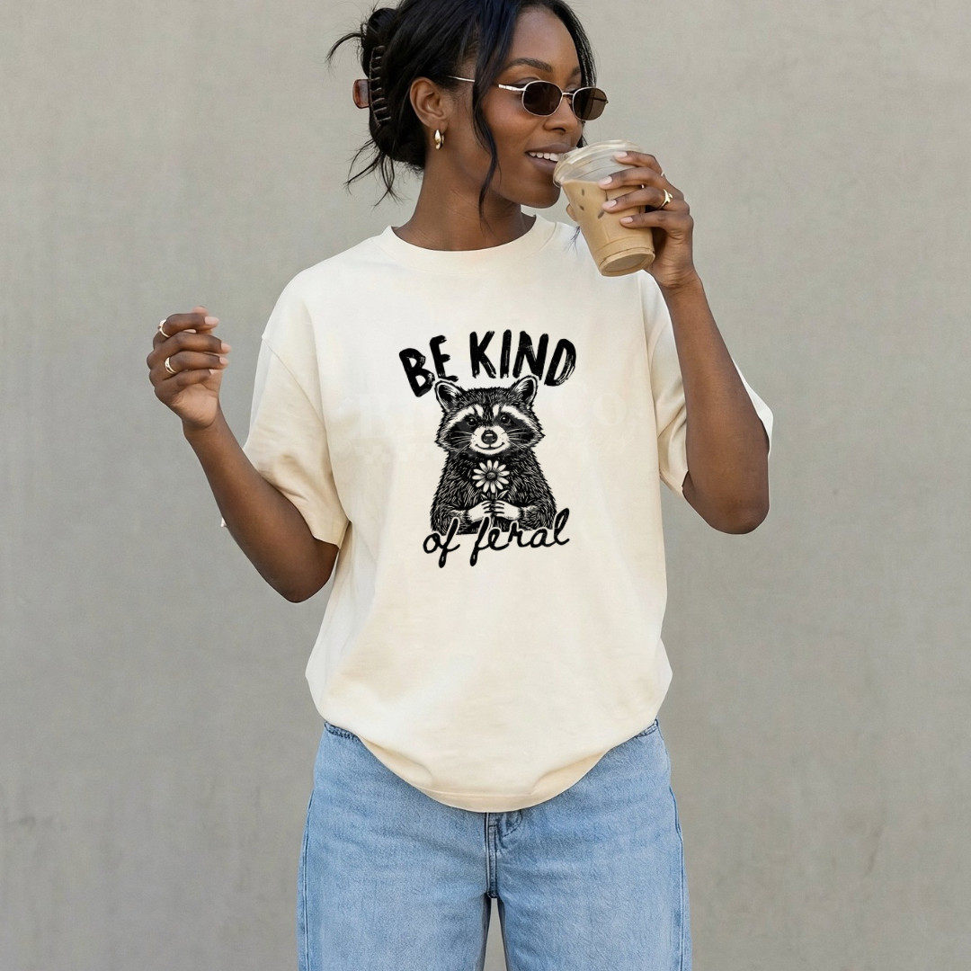 Be Kind Of Feral Single Color