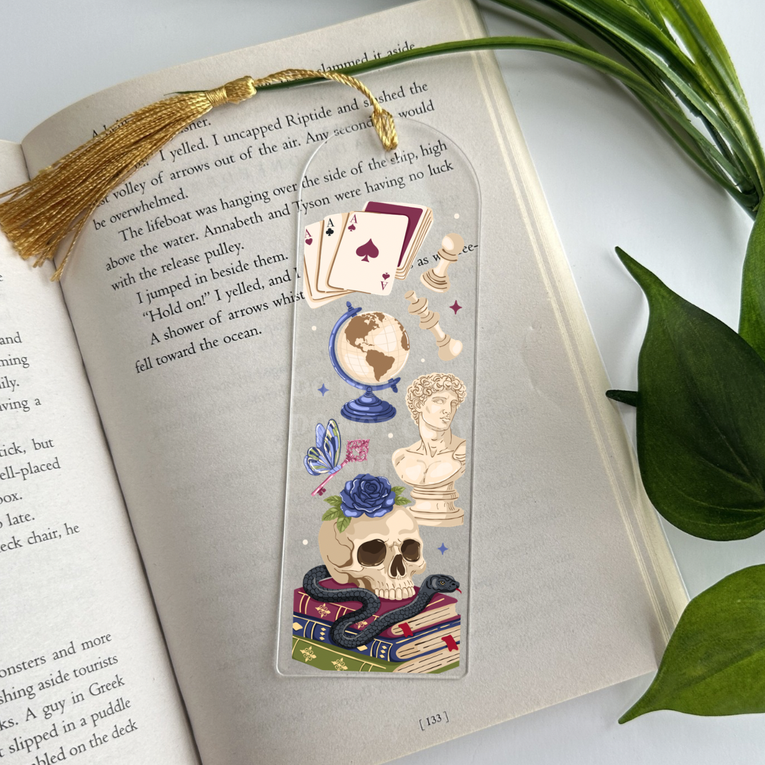 Dark Academia UVDTF Bookmark