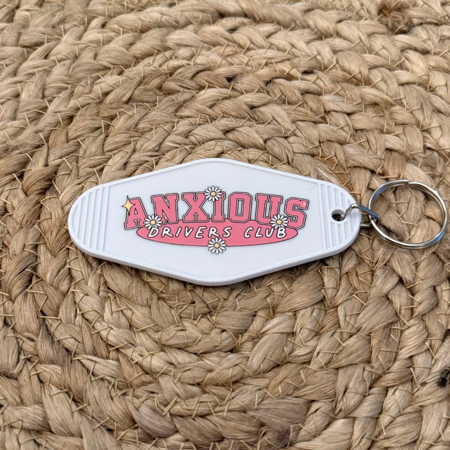 Anxious Drivers Club Motel Keychain
