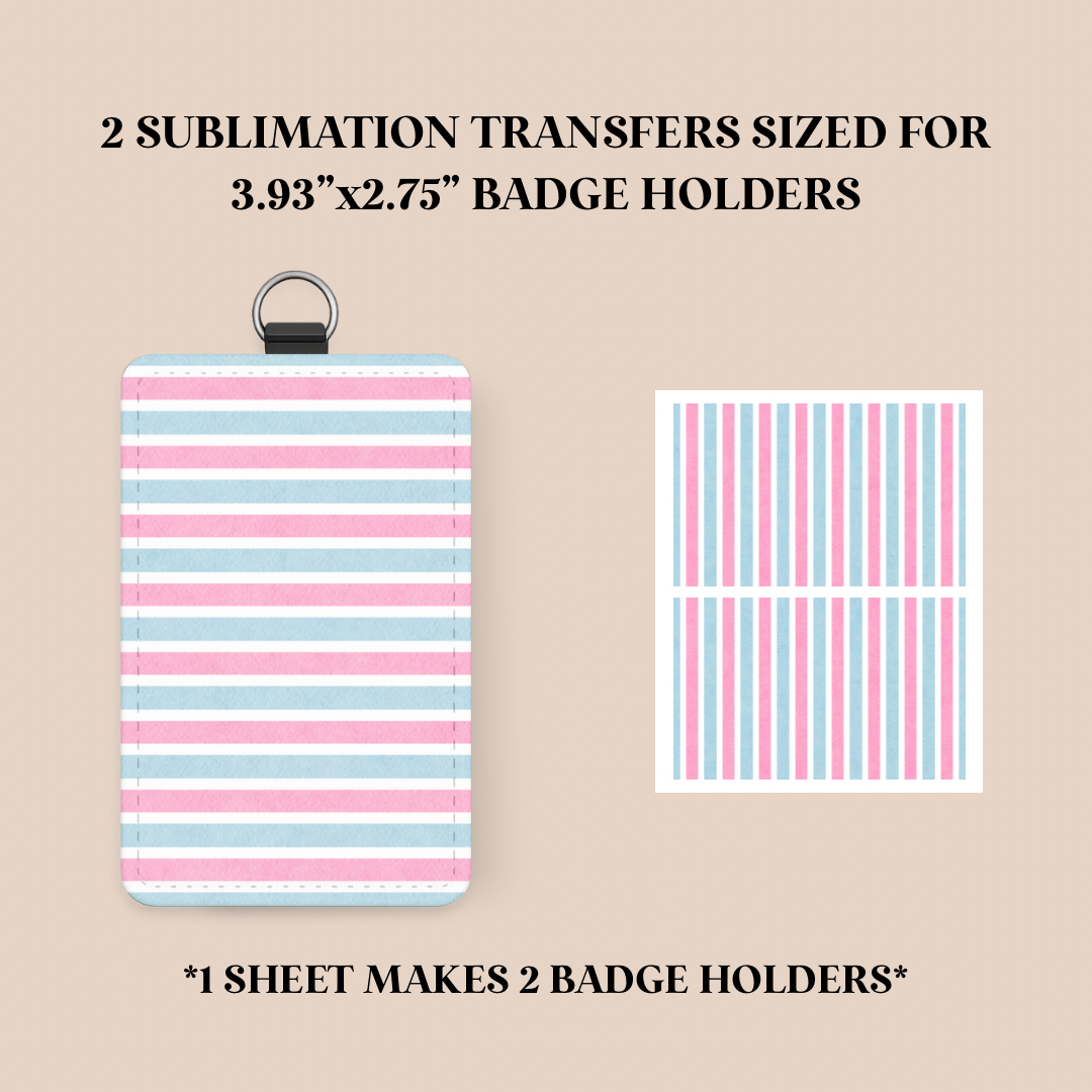 Baby Blanket Badge Holder Sublimation Transfer