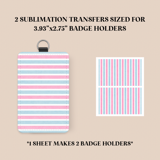 Baby Blanket Badge Holder Sublimation Transfer